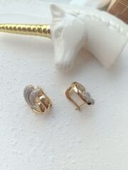 Taşlı Gold Xuping Küpe