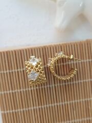 Taşlı Minik Kalın Halka