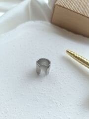 Silver Kalın Earcuf