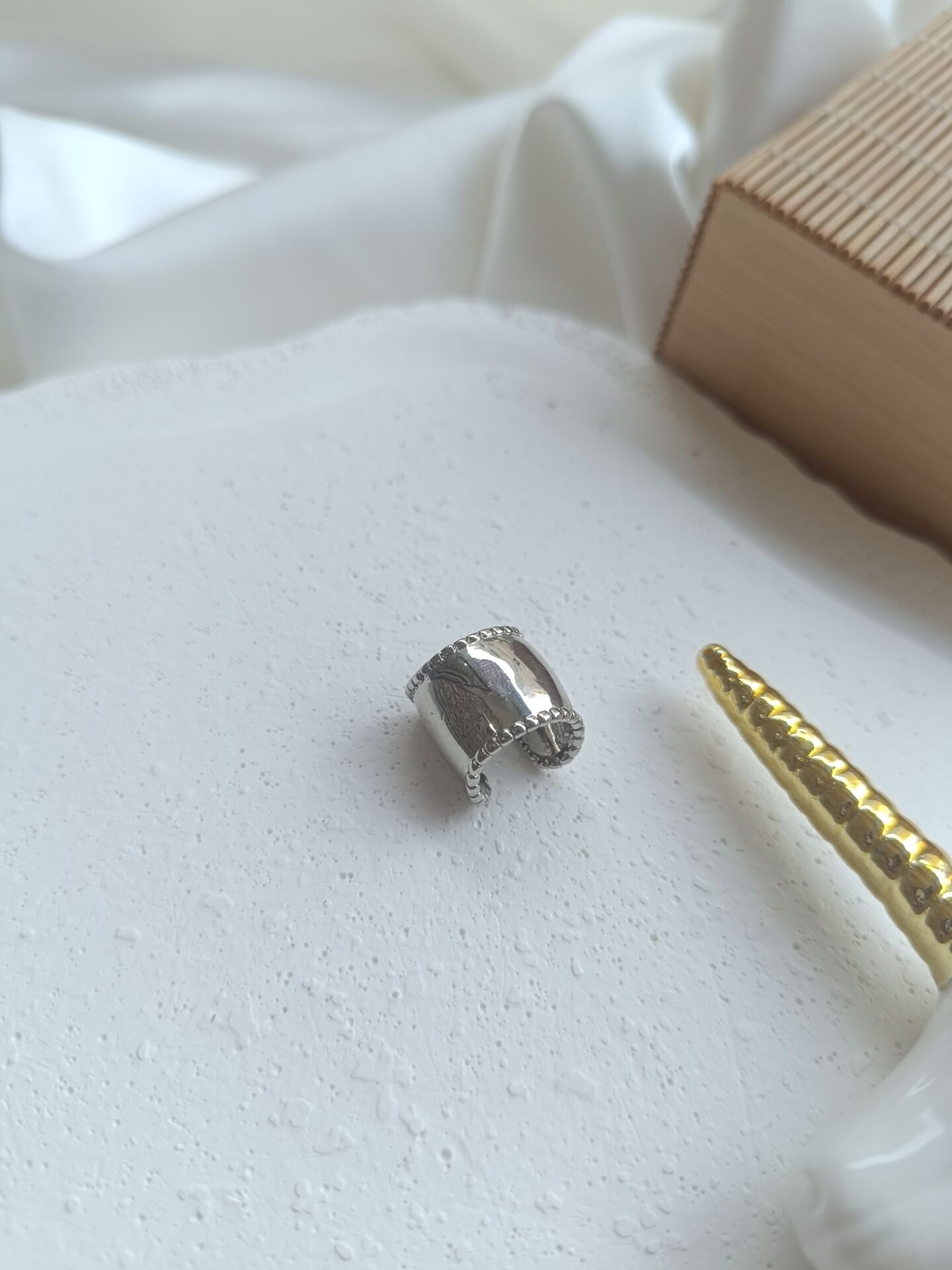 Silver Kalın Earcuf