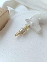 Gold Kalın Model Earcuf