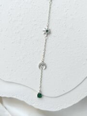 Silver Yıldızlı  Y Kolye