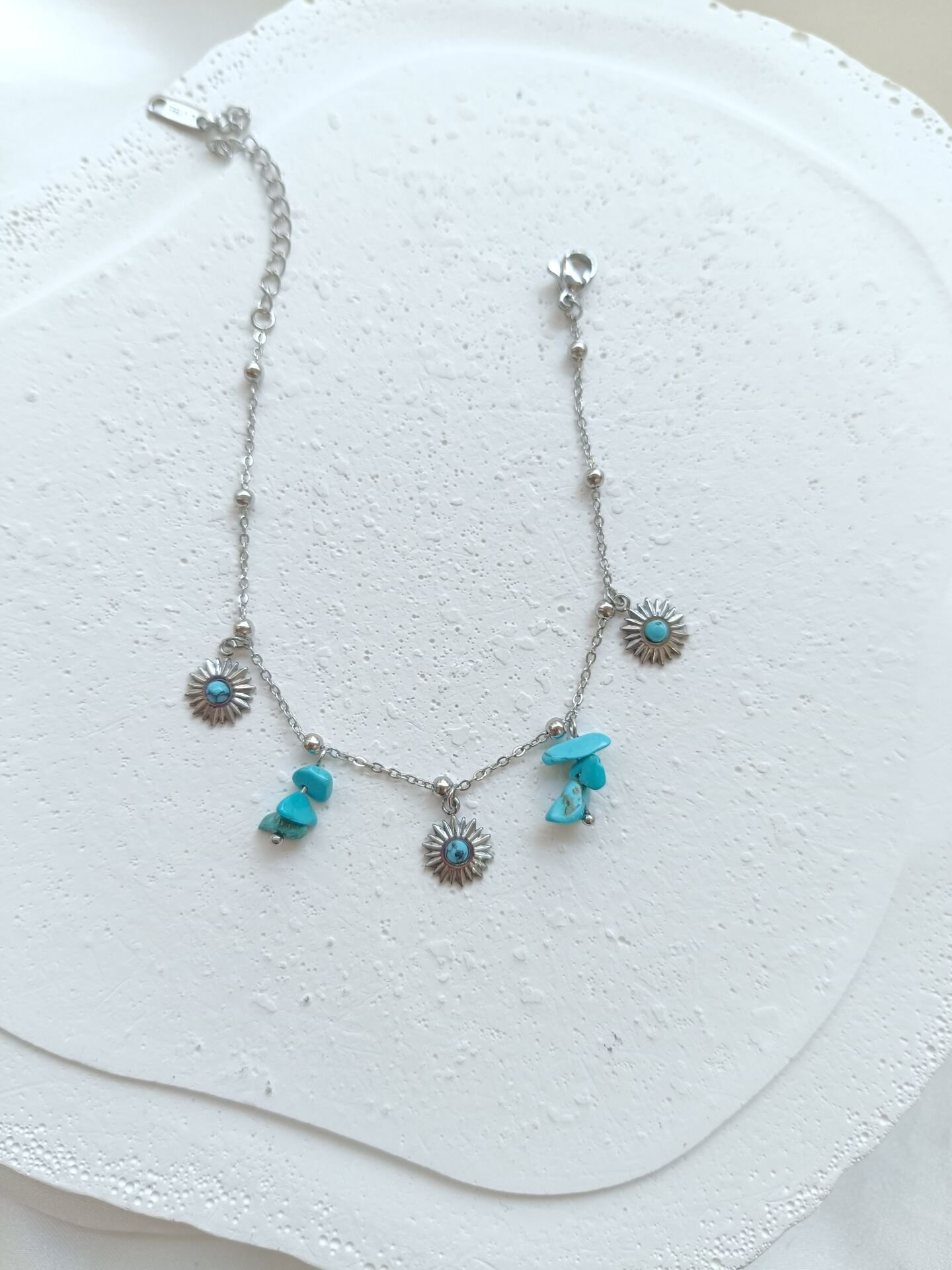 Silver Firuze Taşlı Bileklik