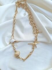 Gold Eskitme Model Kolye