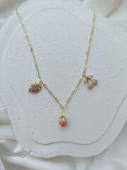 Ataç Model Üzüm Charmlı Kolye