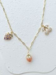 Ataç Model Üzüm Charmlı Kolye