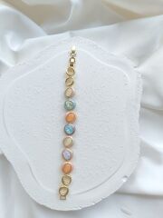 Turuncu - Mavi Renkli Bileklik