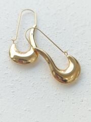 Sarkıt Tasarım Çelik Küpe