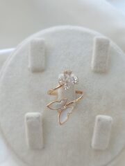 Ayarlanabilir Rosegold Kelebek Yüzük