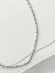 Xuping Mini Mavi Boncuklu