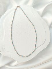 Xuping Mini Mavi-Beyaz Boncuklu