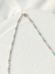 Xuping Mini Mavi-Beyaz Boncuklu