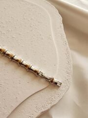 Xuping Silver Sıralı Taşlı Bileklik