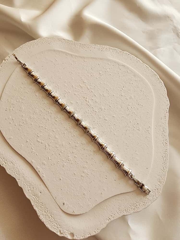 Xuping Silver Sıralı Taşlı Bileklik