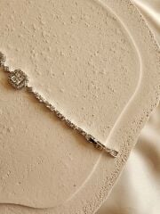 Xuping Silver 3'lü Tektaş Model Bileklik