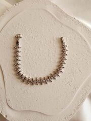 Xuping Silver Çivi Model Bileklik