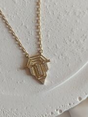 Xuping Üçgen Tasarım Kolye