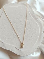 Xuping Yuvarlak Taş Uçlu Kolye