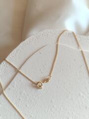 Xuping Tasarım Dikdörtgen Taşlı Kolye