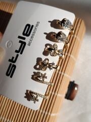 Xuping Altılı Gold Küpe