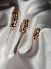 Xoxo Serisi Üçlü Küpe