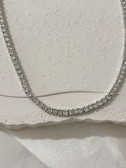 Tek Sıra Taşlı Xuping Dönmeyen Kolye