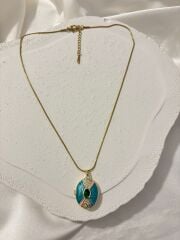 İçi açılabilen Çelik Gold Kolye