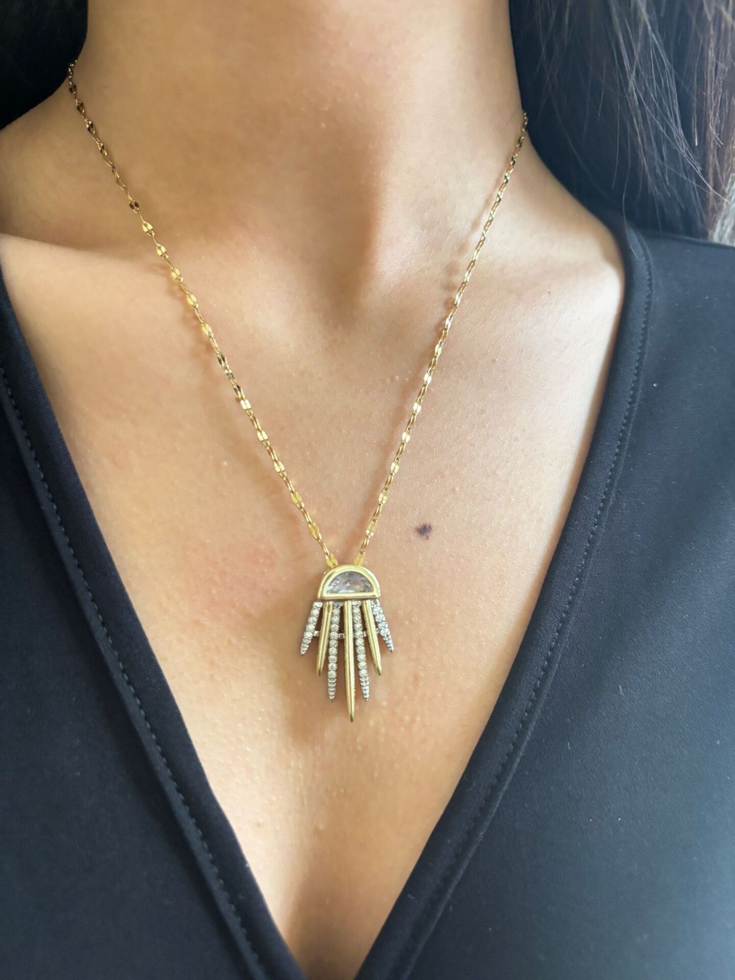 Çelik Ahtapot Kolye