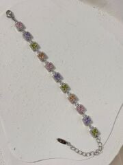 Xuping Silver Renkli Taşlı Bileklik