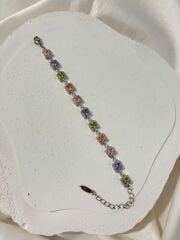 Xuping Silver Renkli Taşlı Bileklik