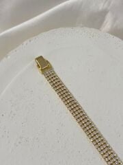 Xuping Dört Sıra Taşlı Bileklik