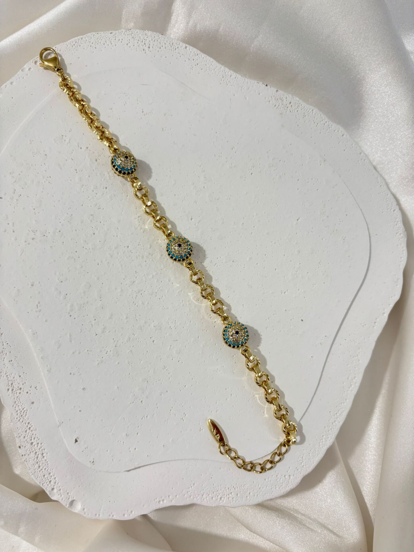 Xuping Gold Nazar Boncuklu Bileklik