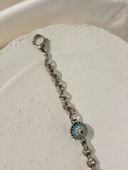 Xuping Silver Nazar Boncuklu Bileklik