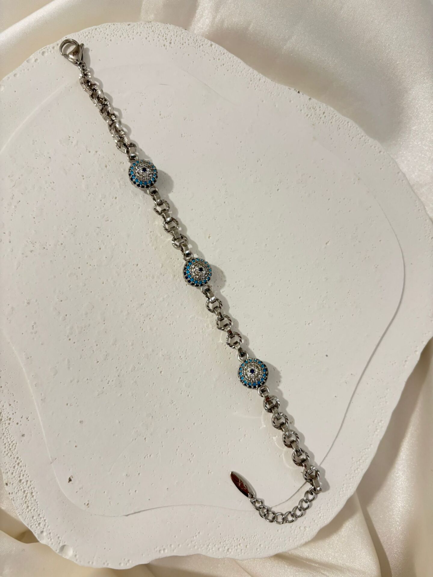 Xuping Silver Nazar Boncuklu Bileklik