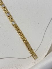 Xuping Gold Kare Kesim Bileklik