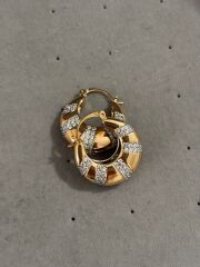 Gold Taşlı Xuping Küpe