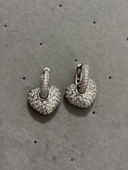 Xuping Silver Kalpli Taşlı Küpe