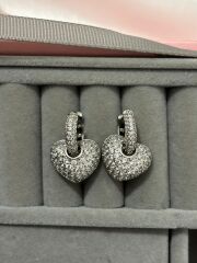 Xuping Silver Kalpli Taşlı Küpe