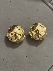 Xuping Gold Büyük Top Küpe