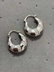 Silver Taşlı Xuping Küpe