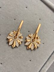 Xuping Rosegold Dikdörtgen - Mini Taşlı Küpe