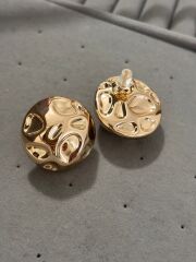 Xuping Rosegold Büyük Top Küpe