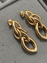 Xuping Tasarım Gold Küpe