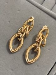 Xuping Tasarım Gold Küpe