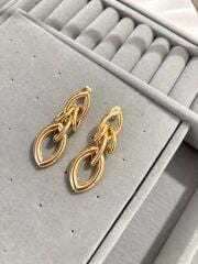 Xuping Tasarım Gold Küpe