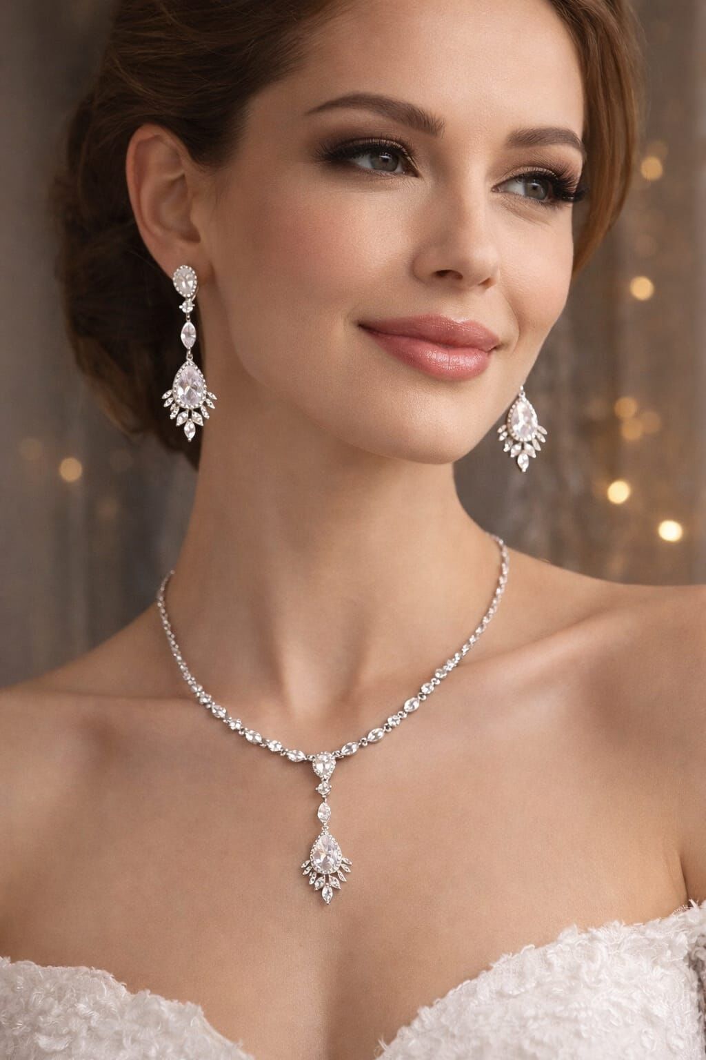 Zirkon Gelin Takısı