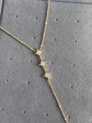 Yıldız Y Kolye Gold