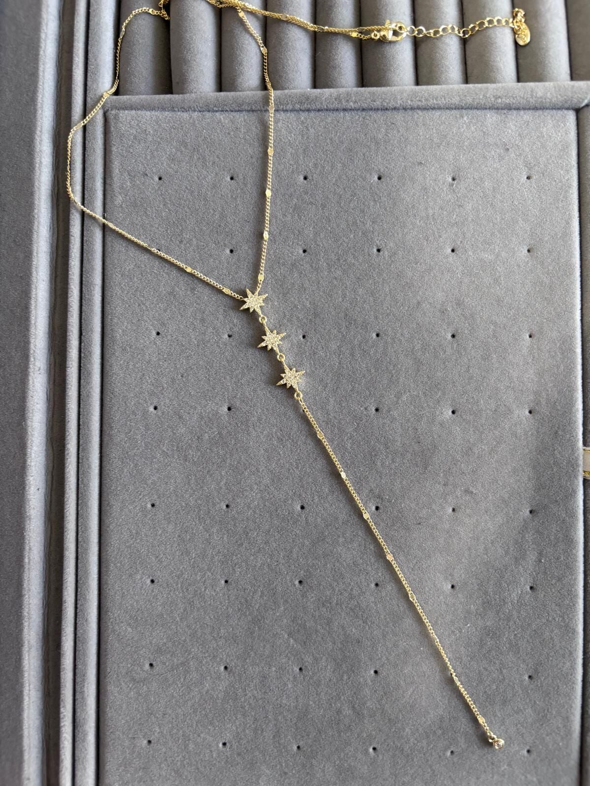 Yıldız Y Kolye Gold