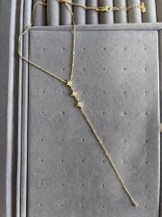 Yıldız Y Kolye Gold