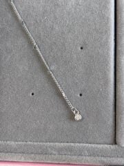 Üçlü Yıldız Y Kolye Silver